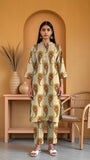 Khanabadosh Printed Winter Khaddar Unstitched 2Pc Suit KBWUS-0056
