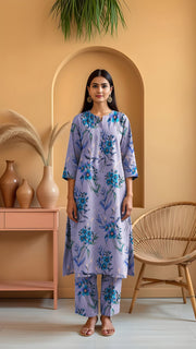 Khanabadosh Printed Winter Khaddar Unstitched 2Pc Suit KBWUS-0057