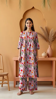 Khanabadosh Printed Winter Khaddar Unstitched 2Pc Suit KBWUS-0060