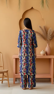 Khanabadosh Printed Winter Khaddar Unstitched 2Pc Suit KBWUS-0063