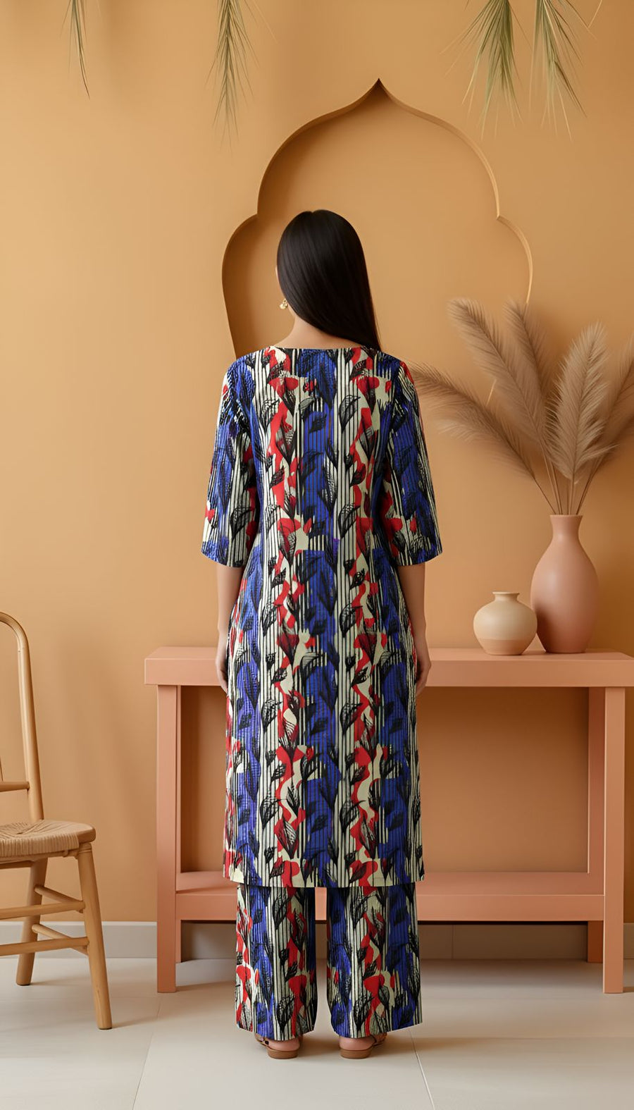 Khanabadosh Printed Winter Khaddar Unstitched 2Pc Suit KBWUS-0063
