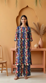 Khanabadosh Printed Winter Khaddar Unstitched 2Pc Suit KBWUS-0063