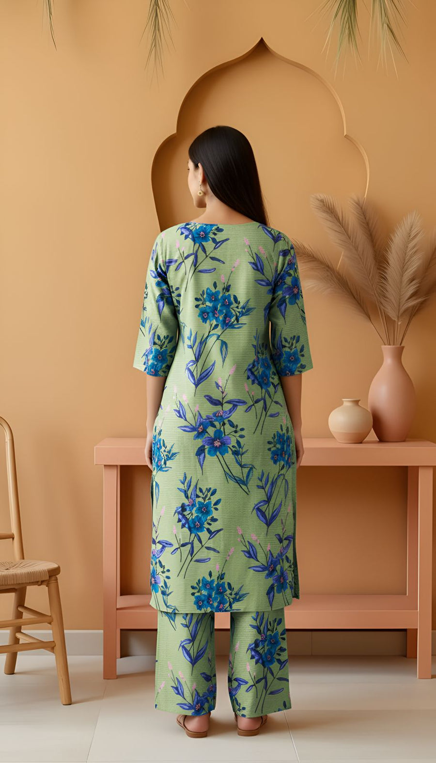 Khanabadosh Printed Winter Khaddar Unstitched 2Pc Suit KBWUS-0067
