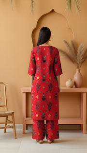 Khanabadosh Printed Winter Khaddar Unstitched 2Pc Suit KBWUS-0068