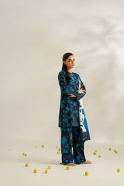 Feathers Dosti Digital Printed Khaddar Unstitched 3Pc Suit KELNOR-FT583