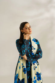 Feathers Dosti Digital Printed Khaddar Unstitched 3Pc Suit KELNOR-FT583