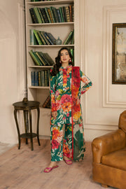 Feathers Dewdrop Unstitched Digital Printed Lawn 3Pc Suit KEZMIR-FT454