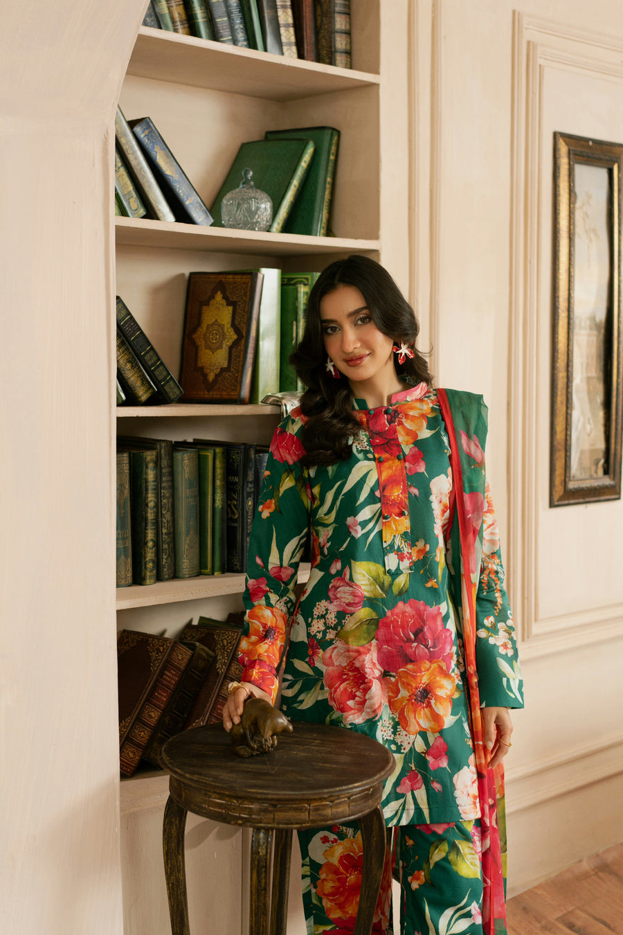 Feathers Dewdrop Unstitched Digital Printed Lawn 3Pc Suit KEZMIR-FT454