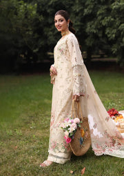 Kahf Festive Embroidered Luxury Lawn Unstitched 3Pc Suit KFL-07 SHIREEN