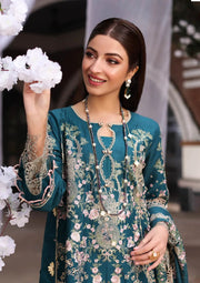 Kahf Festive Embroidered Luxury Lawn Unstitched 3Pc Suit KFL-09A BANO
