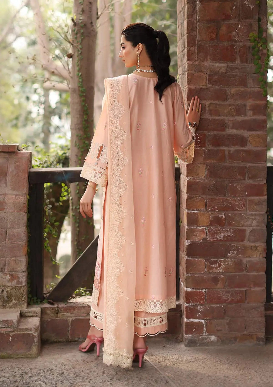 Kahf Festive Embroidered Luxury Lawn Unstitched 3Pc Suit KFL-11 MAAHRU