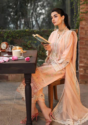 Kahf Festive Embroidered Luxury Lawn Unstitched 3Pc Suit KFL-11 MAAHRU
