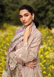 Kahf Festive Embroidered Luxury Lawn Unstitched 3Pc Suit KFL-12 HEER