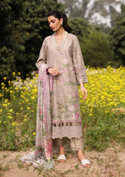 Kahf Festive Embroidered Luxury Lawn Unstitched 3Pc Suit KFL-12 HEER