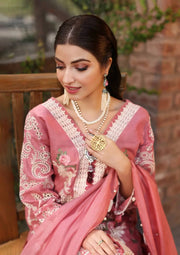Kahf Festive Embroidered Luxury Lawn Unstitched 3Pc Suit KFL-13 ZEB