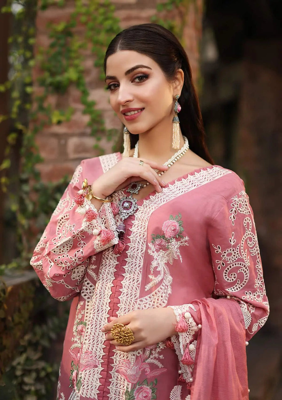 Kahf Festive Embroidered Luxury Lawn Unstitched 3Pc Suit KFL-13 ZEB