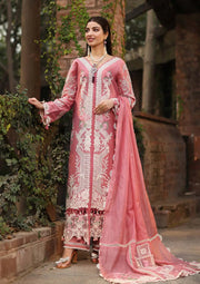 Kahf Festive Embroidered Luxury Lawn Unstitched 3Pc Suit KFL-13 ZEB