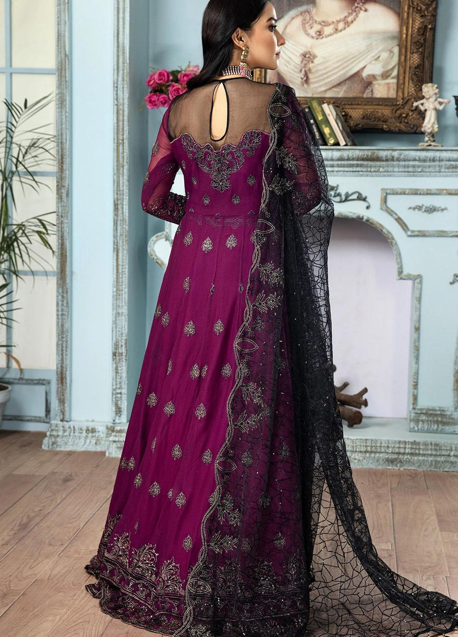 House of Nawab Gulmira Luxury Formal Chiffon Unstitched 3PC Suit D-05 KHURMI