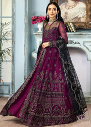 House of Nawab Gulmira Luxury Formal Chiffon Unstitched 3PC Suit D-05 KHURMI