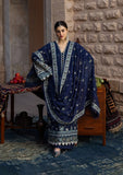 Kahf Premium Embroidered Karandi Unstitched 3Pc Suit KKH-02 AZURE BLUE