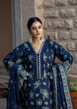 Kahf Premium Embroidered Karandi Unstitched 3Pc Suit KKH-02 AZURE BLUE