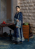 Kahf Premium Embroidered Karandi Unstitched 3Pc Suit KKH-02 AZURE BLUE