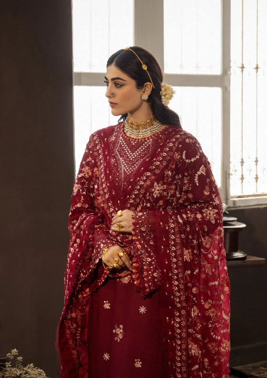 Kahf Premium Embroidered Karandi Unstitched 3Pc Suit KKH-03 ROSELITH
