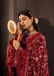 Kahf Premium Embroidered Karandi Unstitched 3Pc Suit KKH-03 ROSELITH