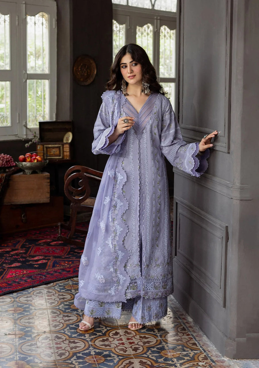 Kahf Premium Embroidered Karandi Unstitched 3Pc Suit KKH-04 WISTERIA