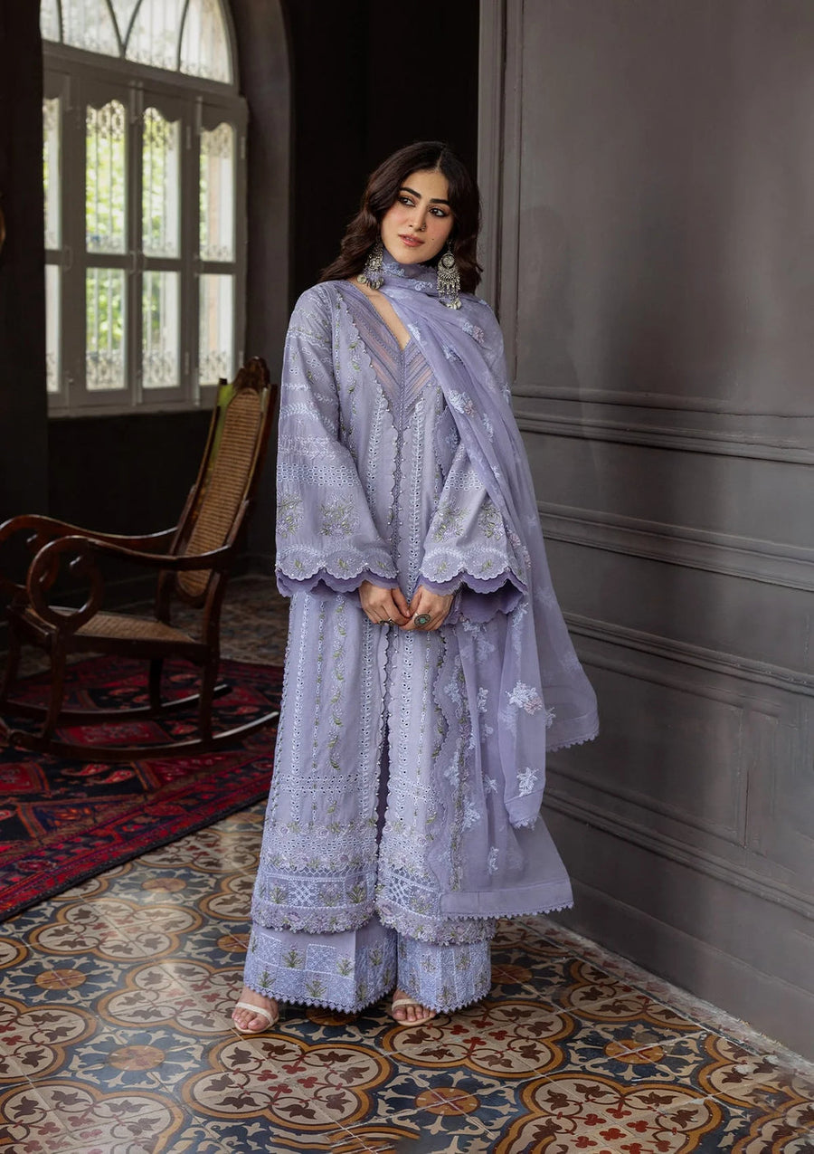 Kahf Premium Embroidered Karandi Unstitched 3Pc Suit KKH-04 WISTERIA