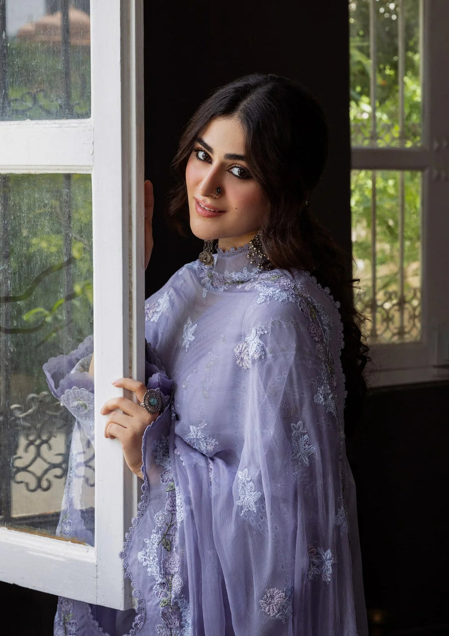 Kahf Premium Embroidered Karandi Unstitched 3Pc Suit KKH-04 WISTERIA