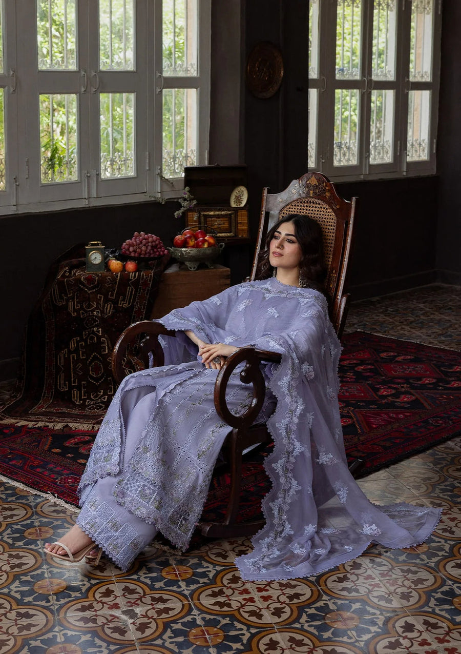 Kahf Premium Embroidered Karandi Unstitched 3Pc Suit KKH-04 WISTERIA