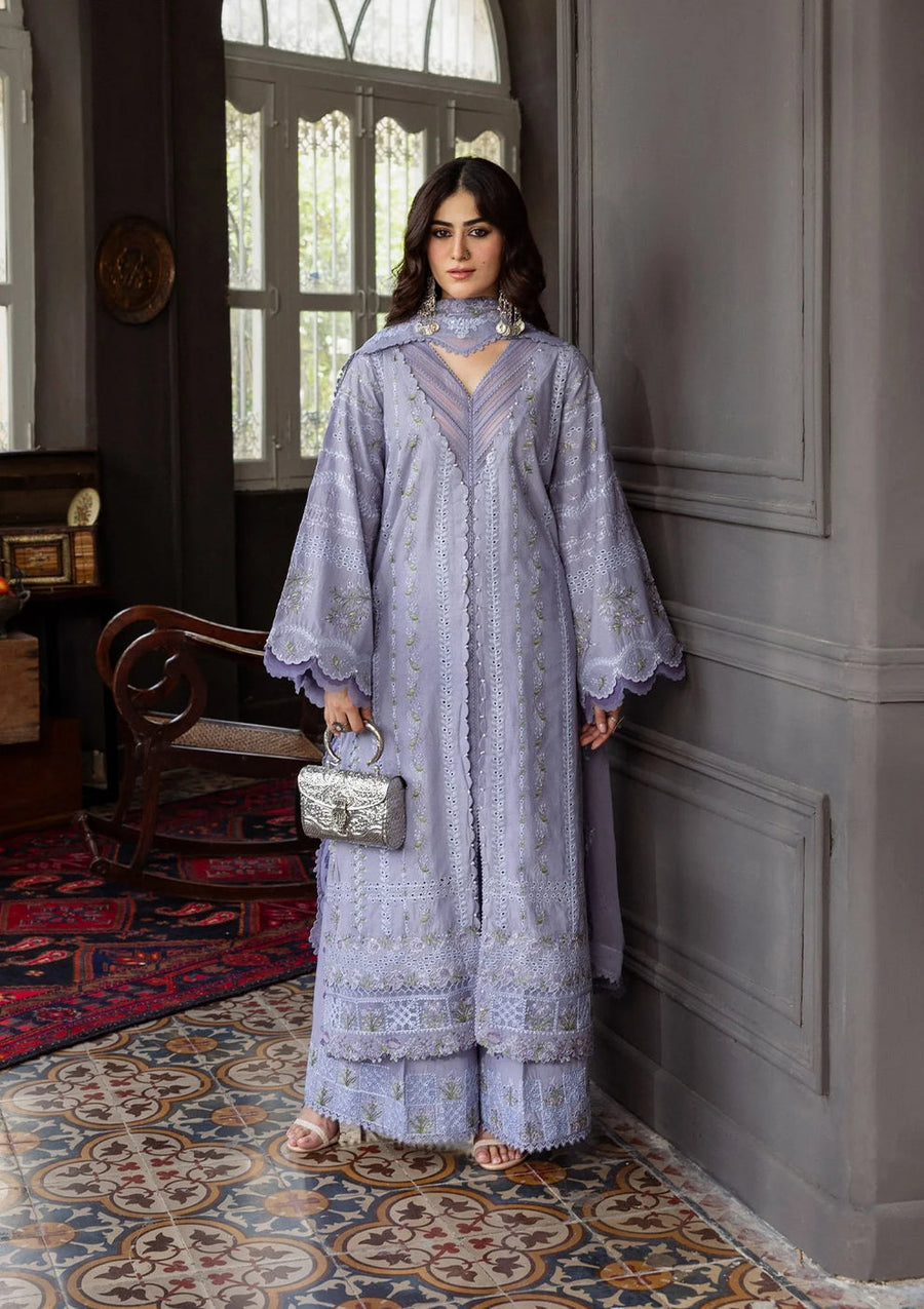 Kahf Premium Embroidered Karandi Unstitched 3Pc Suit KKH-04 WISTERIA