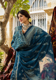 Kahf Premium Embroidered Karandi Unstitched 3Pc Suit KKH-05 CYARA