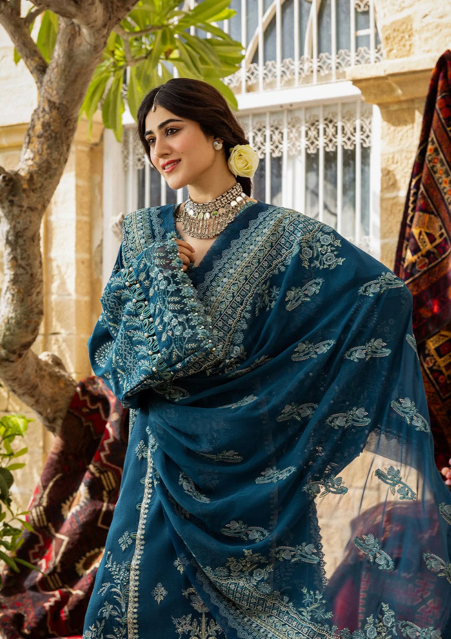 Kahf Premium Embroidered Karandi Unstitched 3Pc Suit KKH-05 CYARA