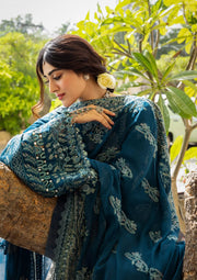 Kahf Premium Embroidered Karandi Unstitched 3Pc Suit KKH-05 CYARA