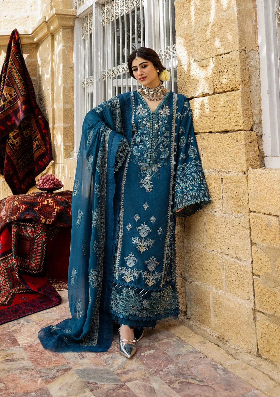 Kahf Premium Embroidered Karandi Unstitched 3Pc Suit KKH-05 CYARA