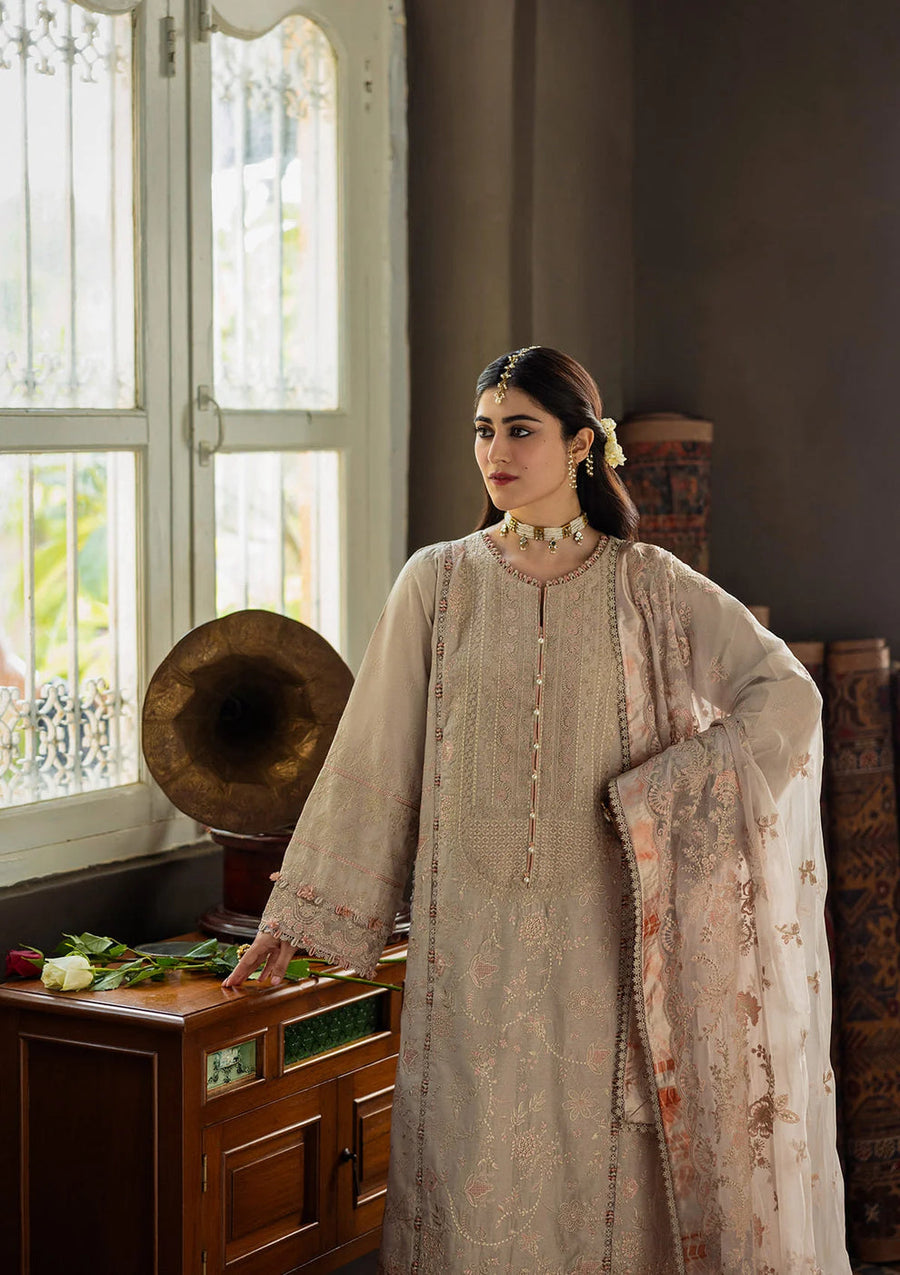 Kahf Premium Embroidered Karandi Unstitched 3Pc Suit KKH-07 BALI