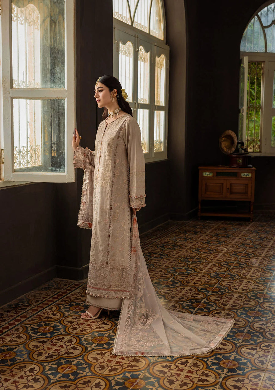 Kahf Premium Embroidered Karandi Unstitched 3Pc Suit KKH-07 BALI