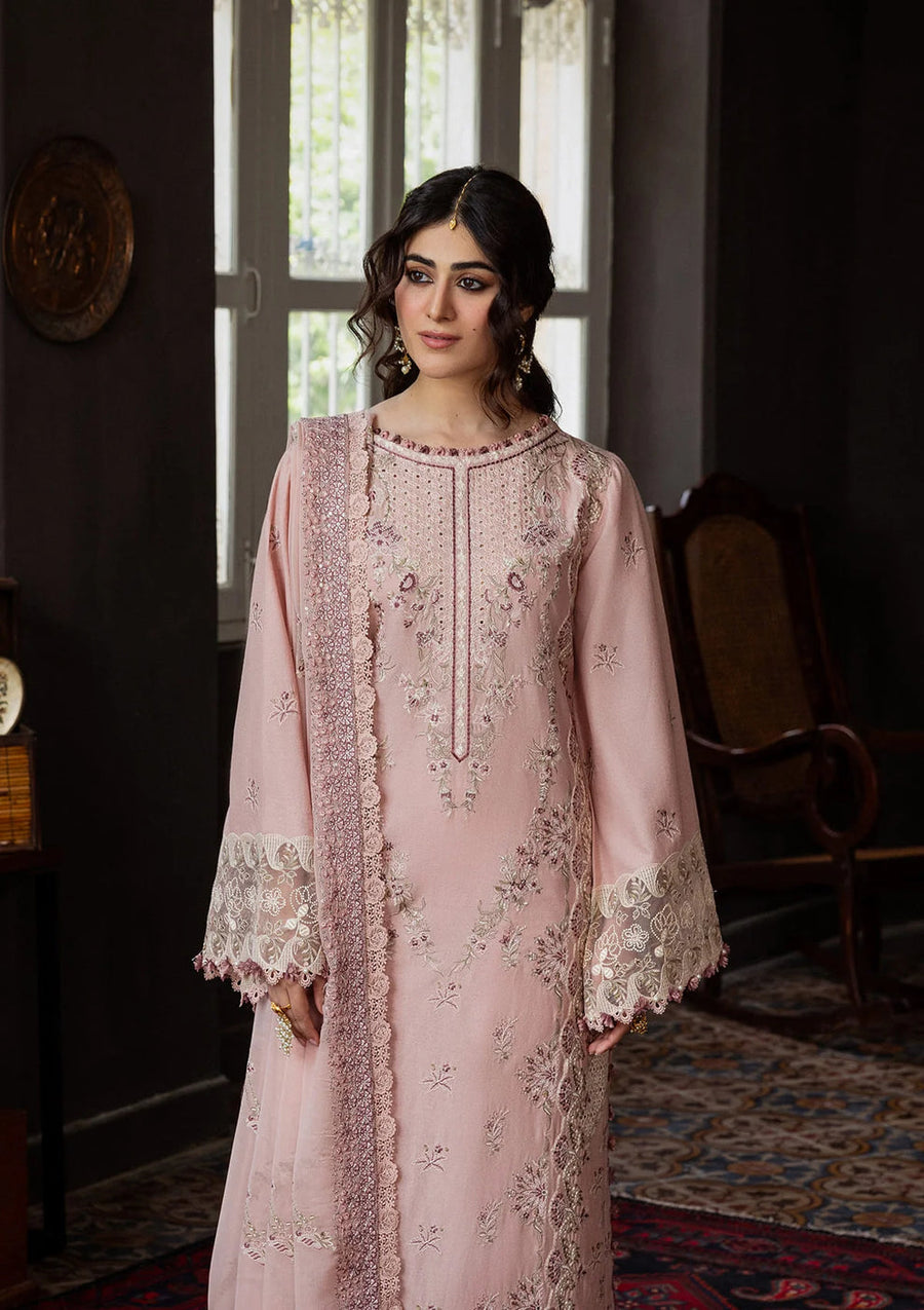 Kahf Premium Embroidered Karandi Unstitched 3Pc Suit KKH-08 ROSABELLE