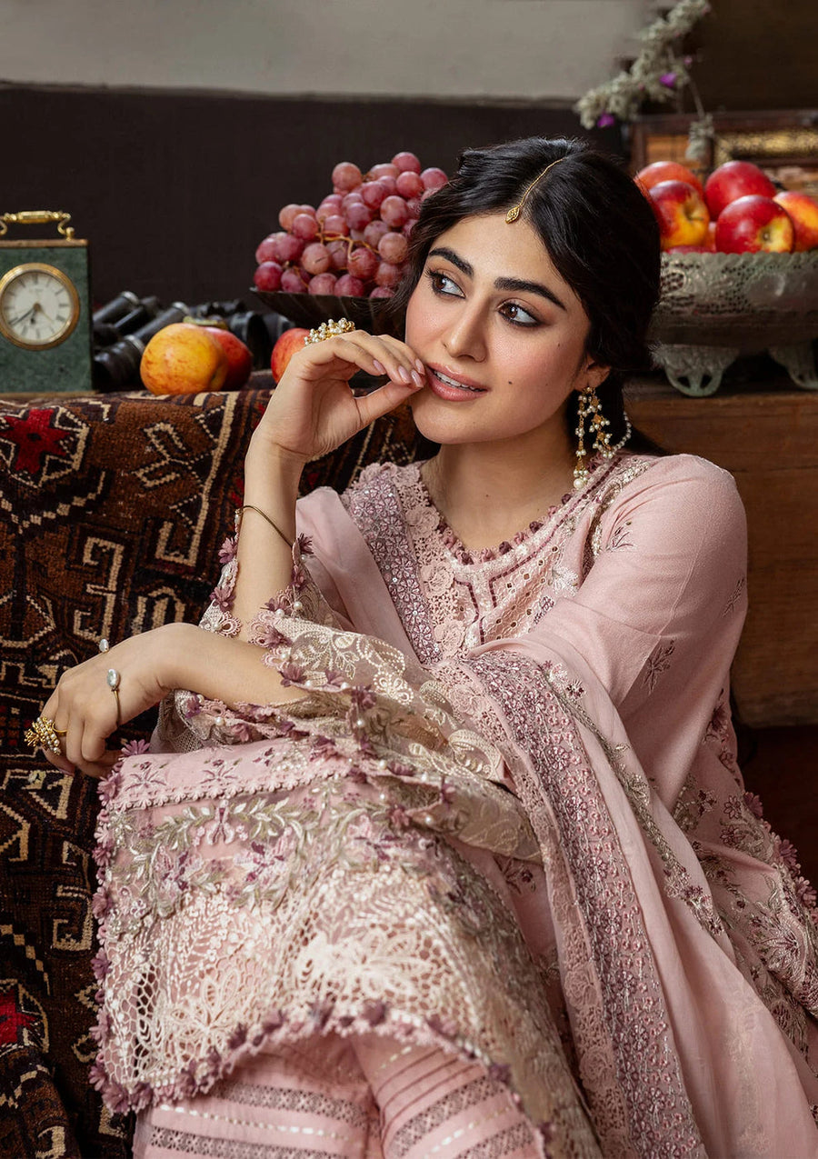 Kahf Premium Embroidered Karandi Unstitched 3Pc Suit KKH-08 ROSABELLE