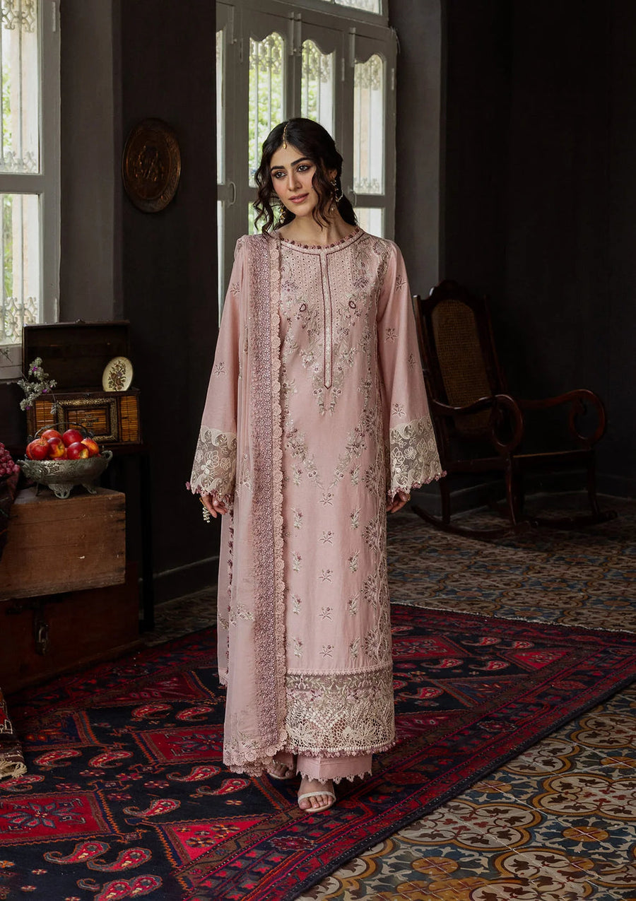 Kahf Premium Embroidered Karandi Unstitched 3Pc Suit KKH-08 ROSABELLE