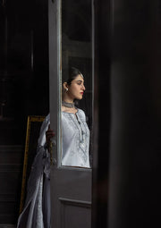 Kahf Premium Embroidered Karandi Unstitched 3Pc Suit KKH-09 CELESTIAL