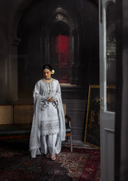 Kahf Premium Embroidered Karandi Unstitched 3Pc Suit KKH-09 CELESTIAL