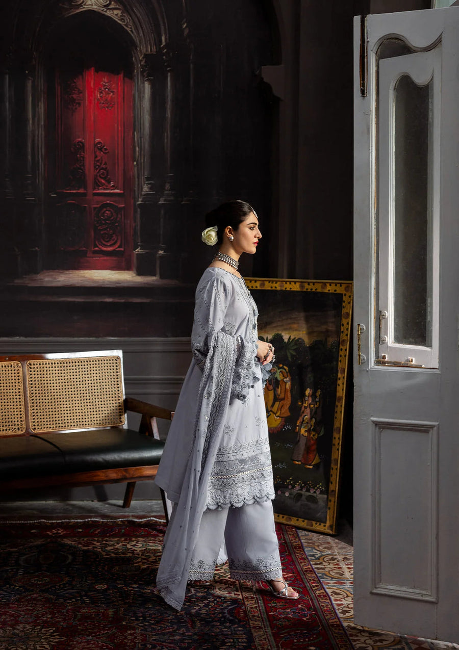 Kahf Premium Embroidered Karandi Unstitched 3Pc Suit KKH-09 CELESTIAL