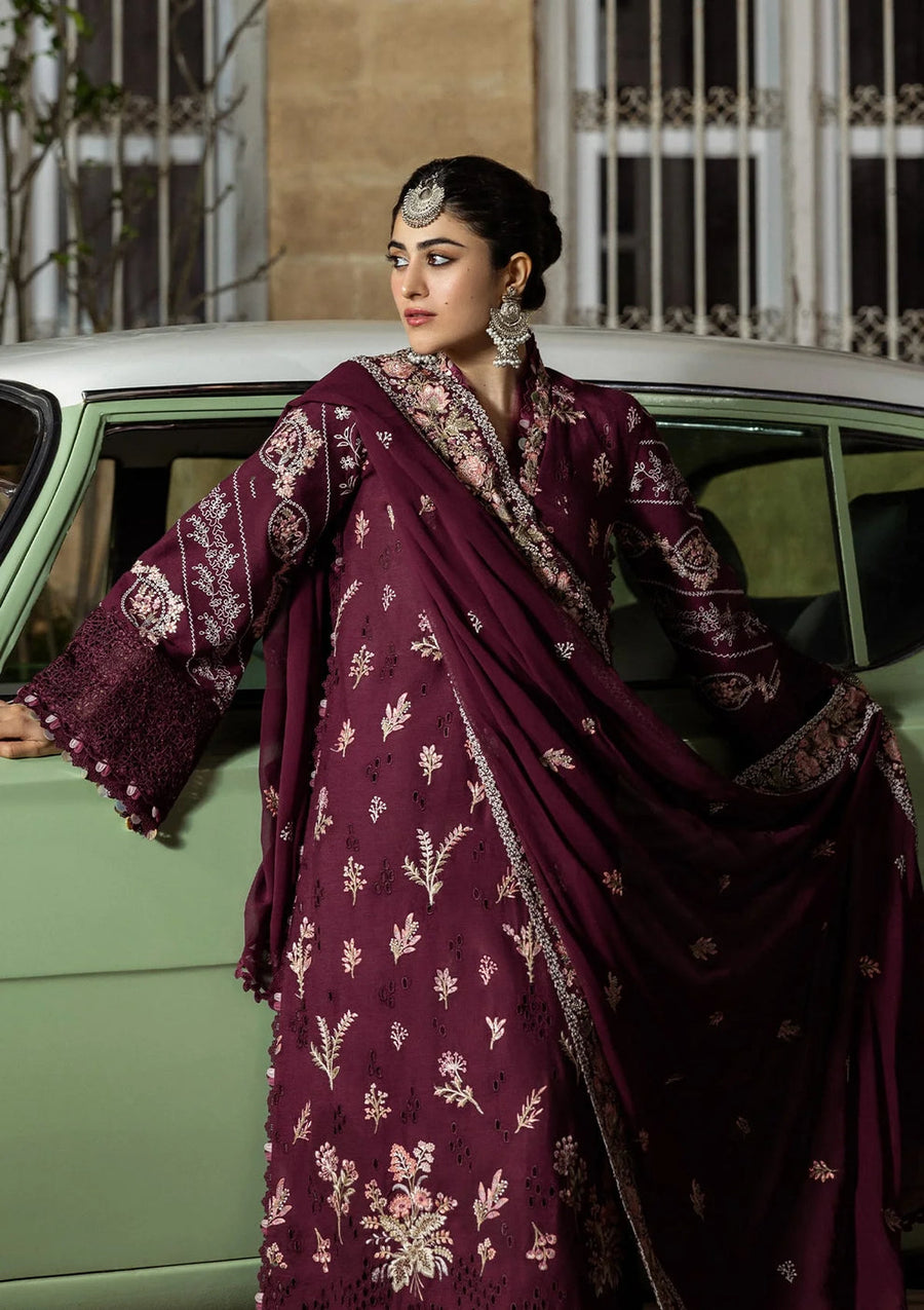 Kahf Premium Embroidered Karandi Unstitched 3Pc Suit KKH-06A UMBALITE