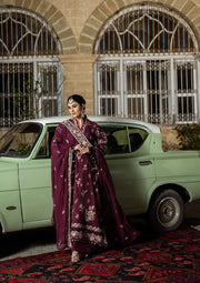 Kahf Premium Embroidered Karandi Unstitched 3Pc Suit KKH-06A UMBALITE