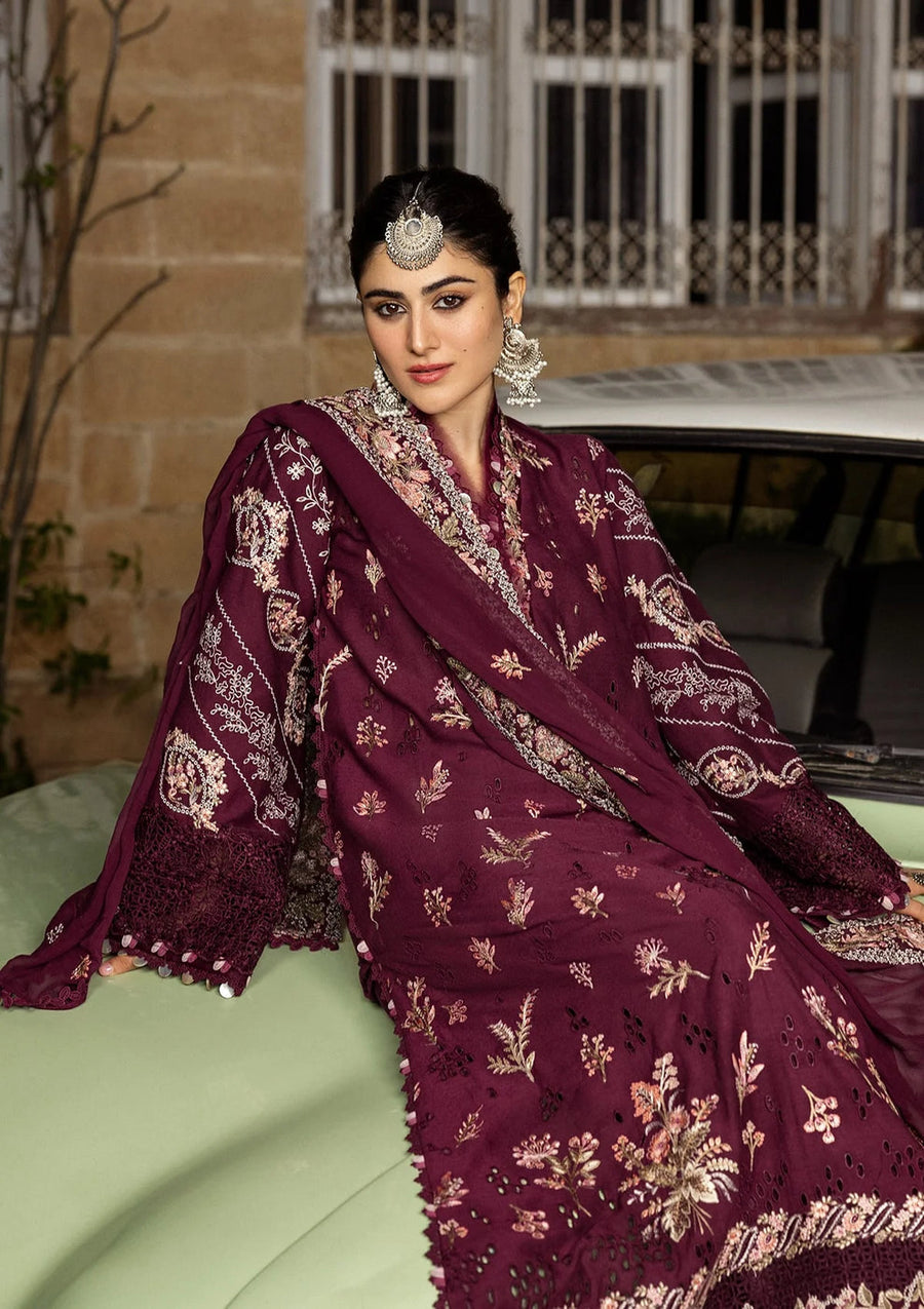 Kahf Premium Embroidered Karandi Unstitched 3Pc Suit KKH-06A UMBALITE
