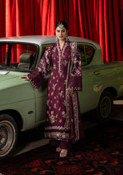 Kahf Premium Embroidered Karandi Unstitched 3Pc Suit KKH-06A UMBALITE