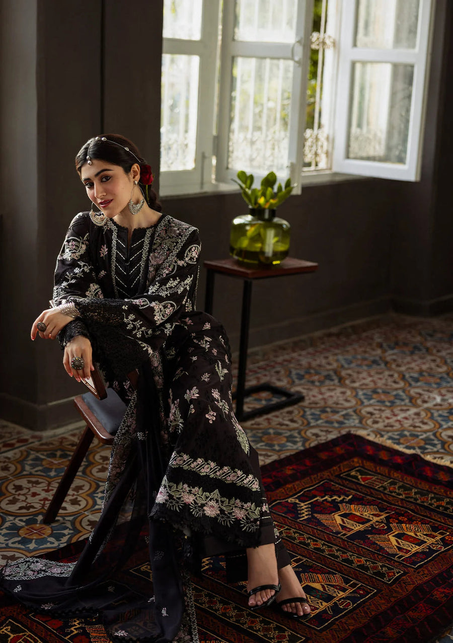 Kahf Premium Embroidered Karandi Unstitched 3Pc Suit KKH-06B LIARA